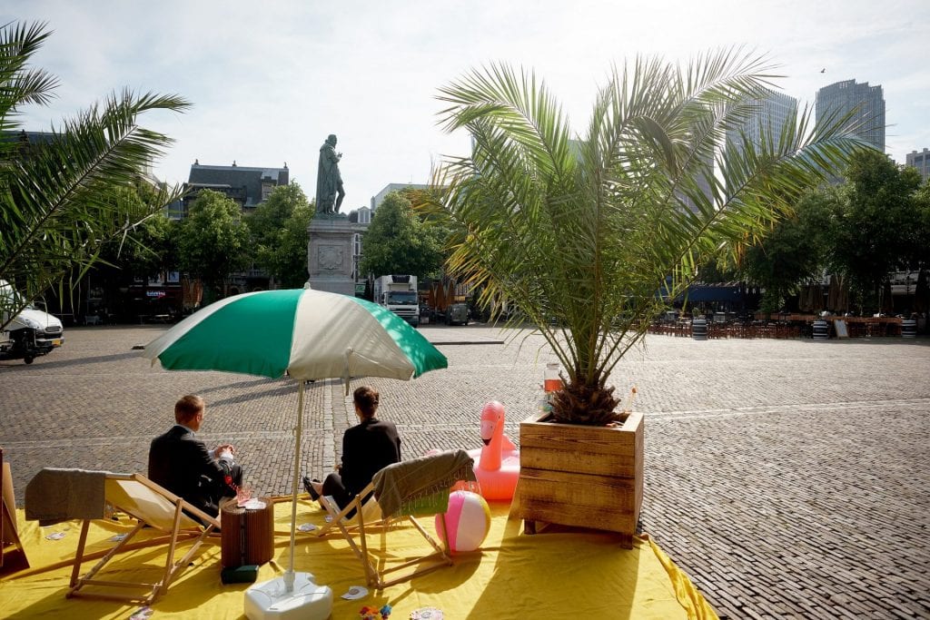 Pop-up Belastingparadijs in Den Haag