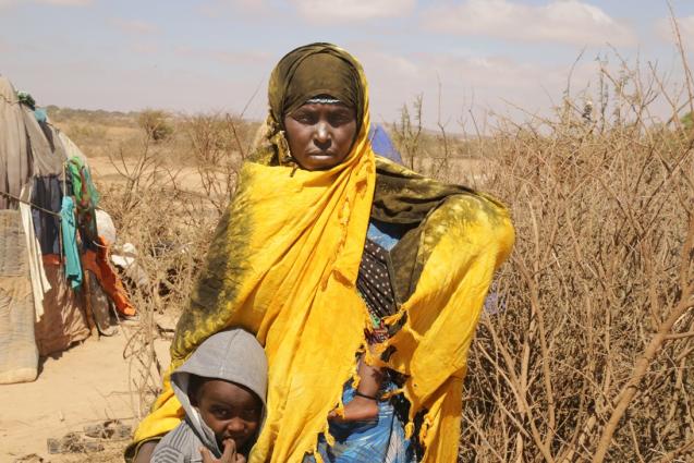 ActionAid verleent noodhulp tijdens de droogte in Oost-Afrika