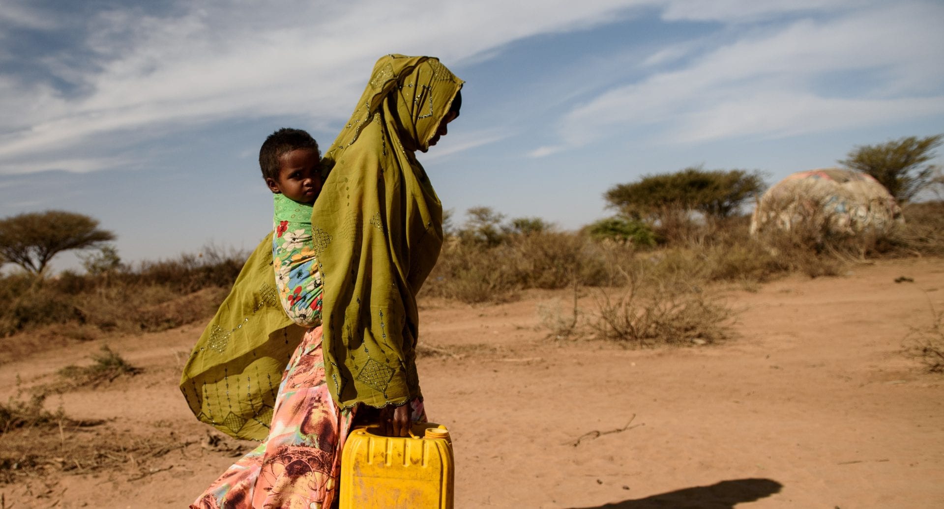 ActionAid verleent noodhulp tijdens de droogte in Somaliland als gevolg van klimaatverandering.