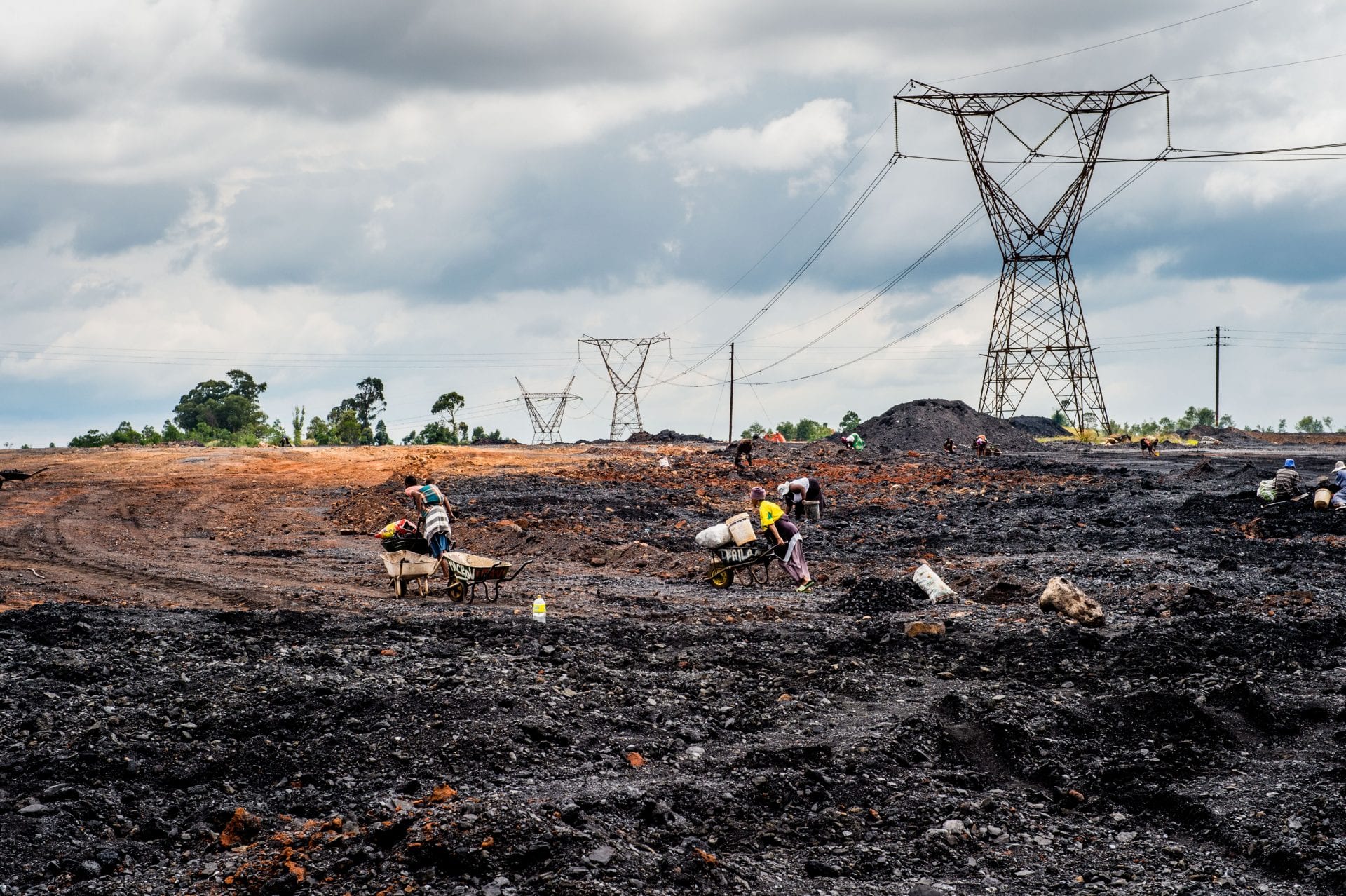 In Zambia voert ActionAid actie voor eerlijke mijnbouw en bescherming van mijnbouwgemeenschappen. © Kadir van Lohuizen/NOOR voor ActionAid