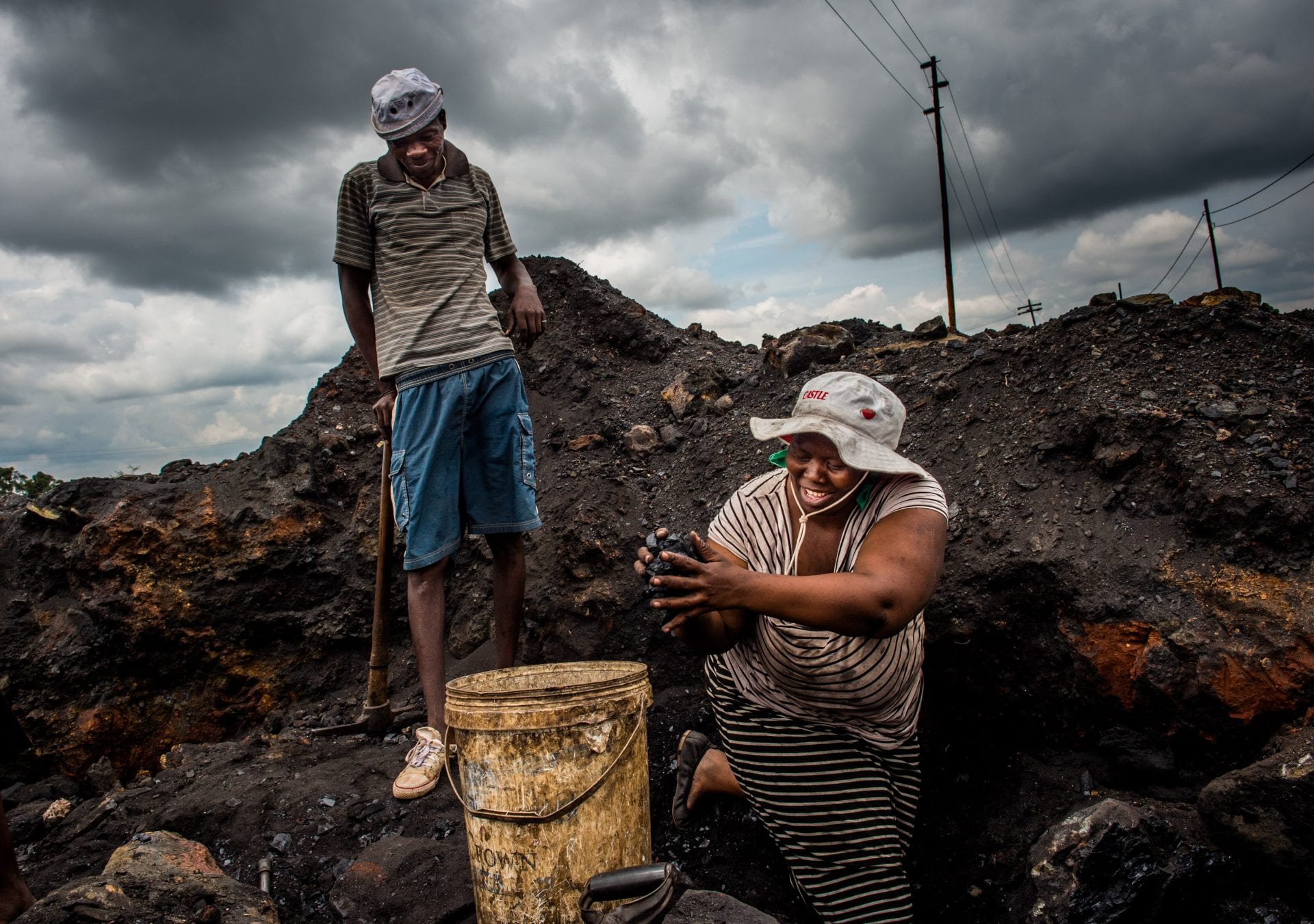 In Zambia voert ActionAid actie voor eerlijke mijnbouw en bescherming van mijnbouwgemeenschappen. © Kadir van Lohuizen/NOOR voor ActionAid