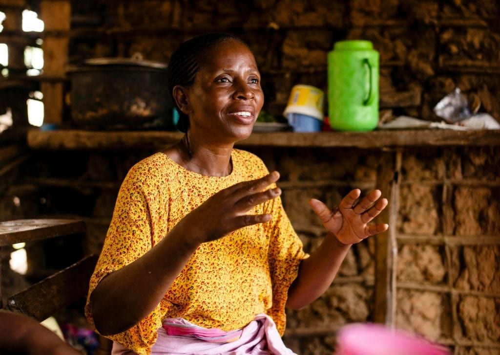 In Kenia werkt Constance met ActionAid aan een schonere en veiligere leefomgeving