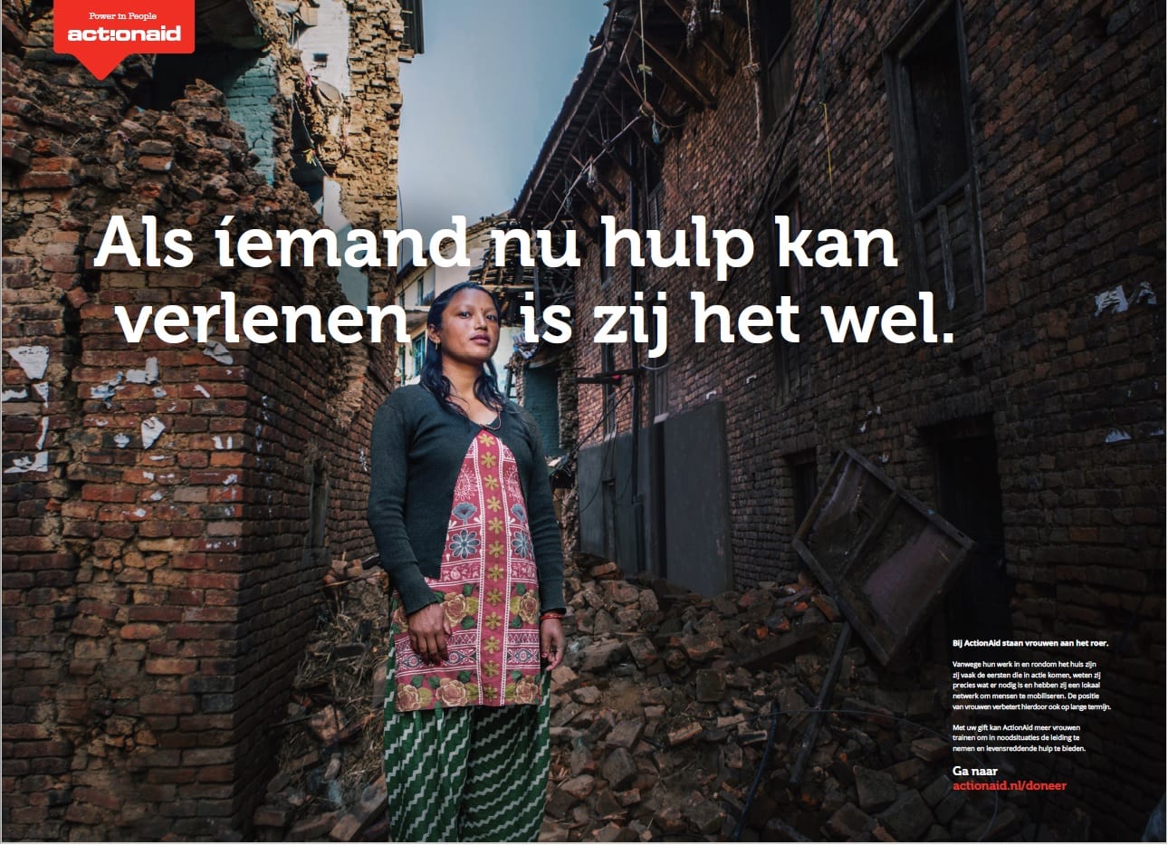 ActionAid is genomineerd voor de NRC Charity Awards! Stem en draag bij aan meer bekendheid voor onze meermaals bekroonde noodhulp!
