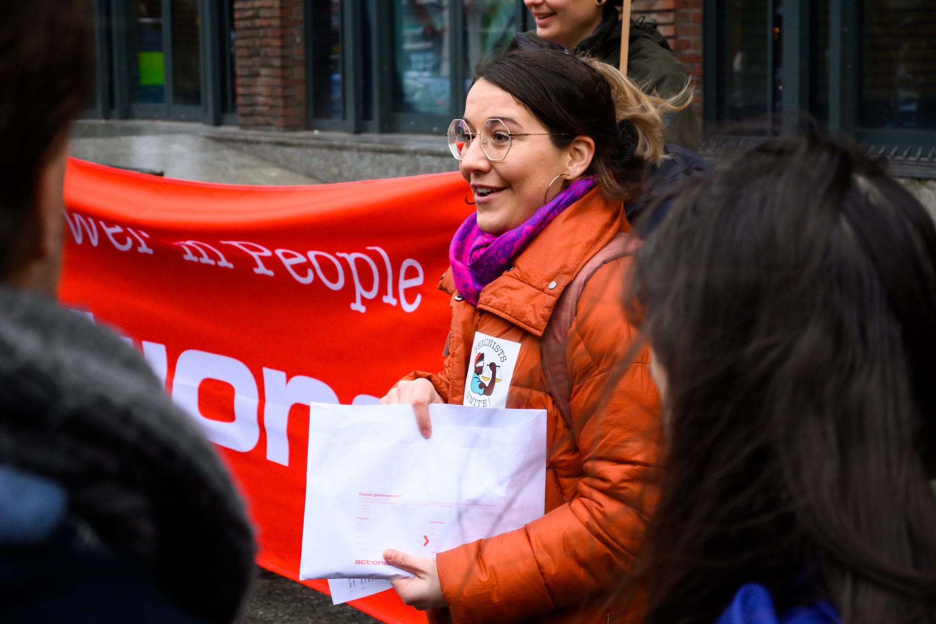 ActionAid was aanwezig op de Women's March 2020