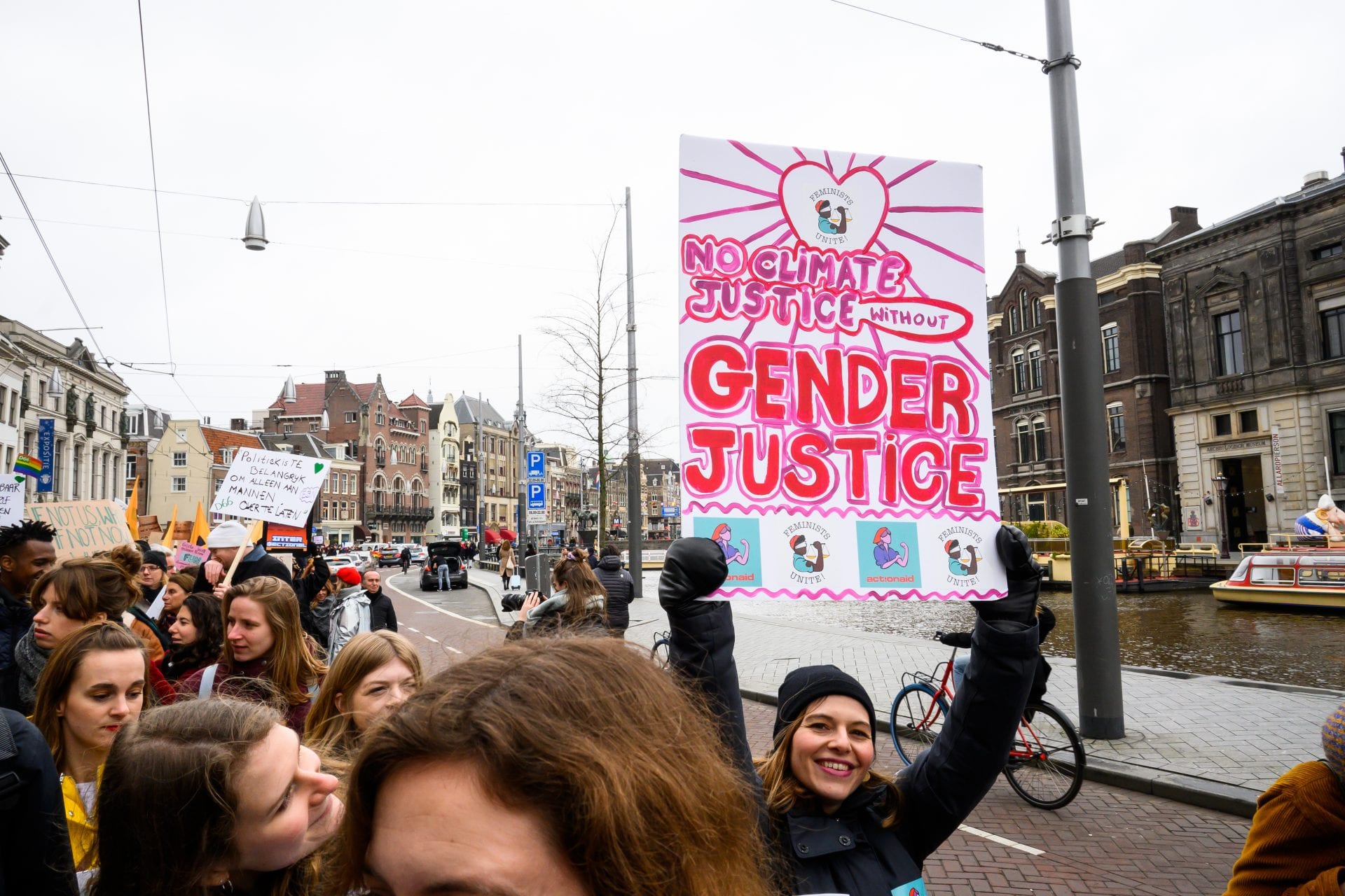 ActionAid was aanwezig op de Women's March 2020 © Nils Mollema/ActionAid