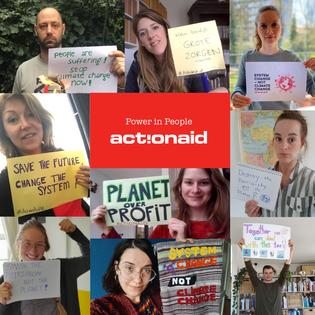 ActionAid medewerkers laten vanuit huis hun stem horen