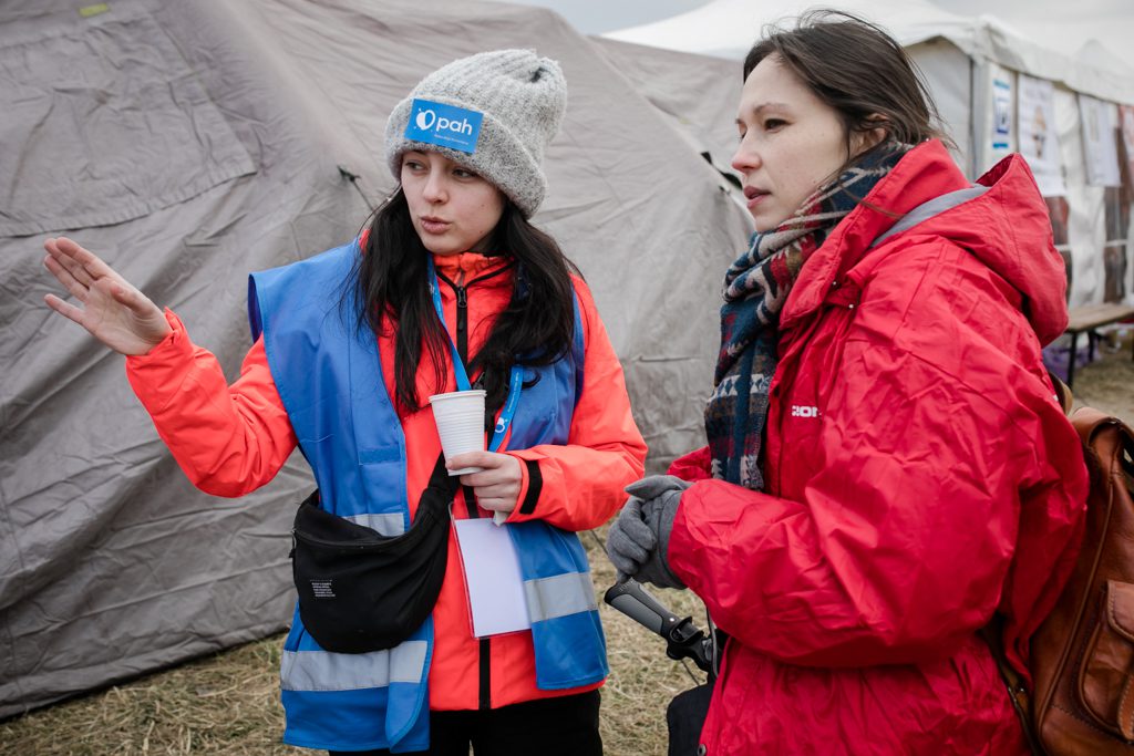 ActionAid is aanwezig om noodhulp te verlenen aan vluchtelingen uit Oekraïne