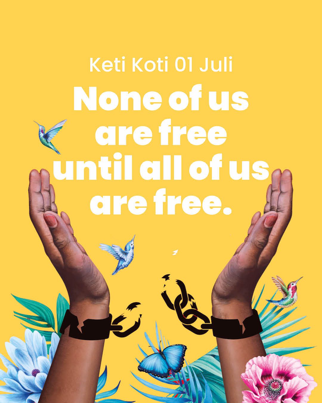 ActionAid herdenkt en viert Keti Koti op 1 juli ActionAid Nederland