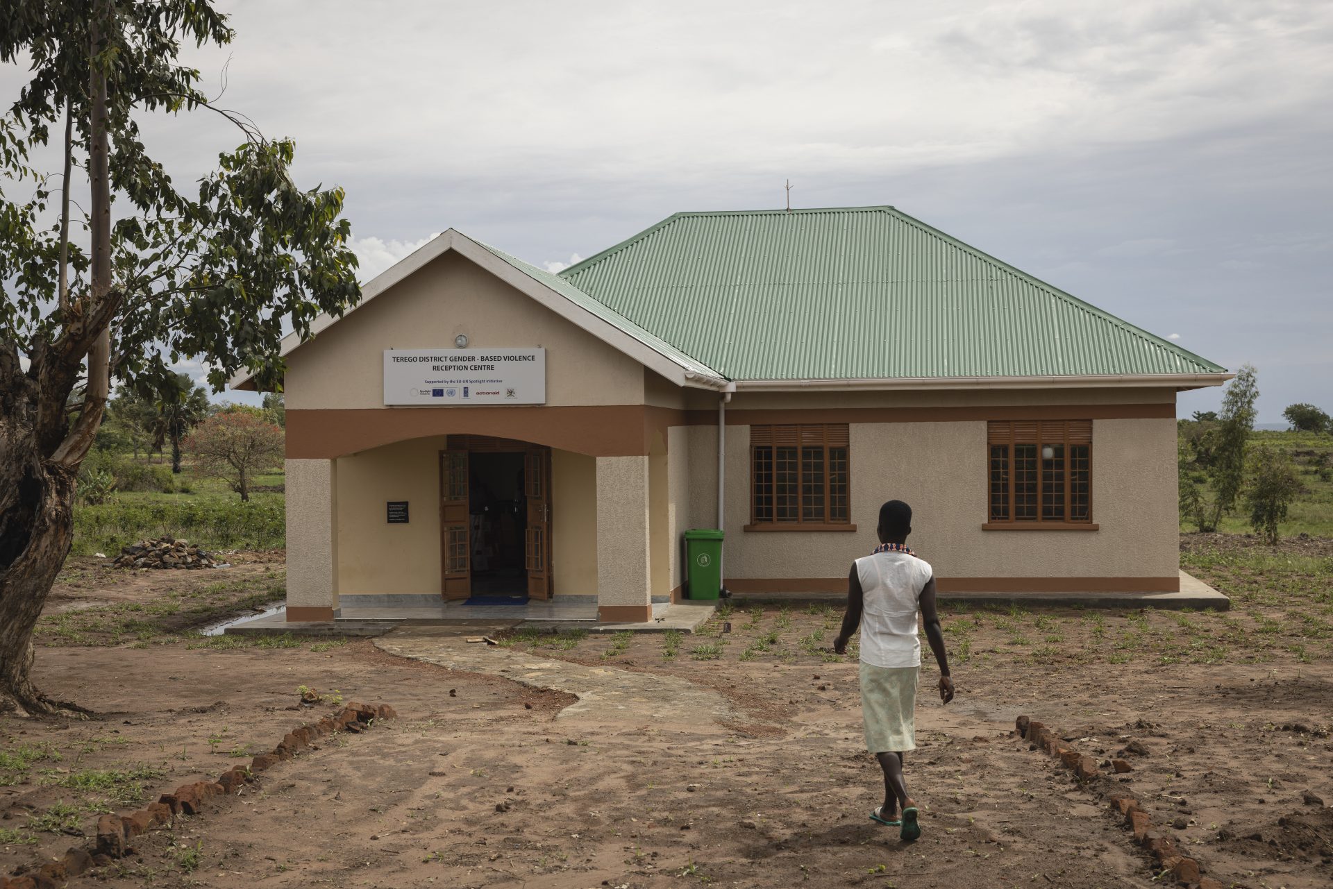 Het gendergerelateerd geweld centrum in het Impvepi vluchtelingenkamp. Foto genomen door Esther Mbabazi namens ActionAid